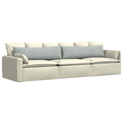 Poduszki na sofę 2 pcs Jasnoszary 145 x 40 cm