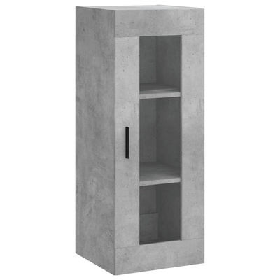 vidaXL Szafka wisząca, szarość betonu, 34,5x34x90 cm wariant 6