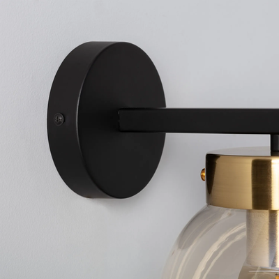 Kinkiet Ścienny Szklana Kula Abruzzo Clasico E27