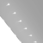 vidaXL Lustro z oświetleniem LED do łazienki, 60 x 80 cm