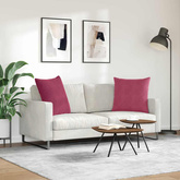 Poduszki na sofę 2 pcs Czerwone wino 60 x 60 cm