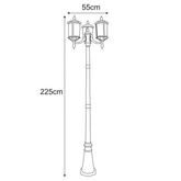 lampa ogrodowa stojąca K-8218 z serii CHICAGO