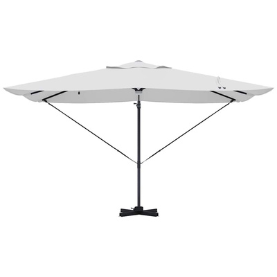 Parasol plażowy Ze LED Lights piaskowy 351 x 250 x 253 cm