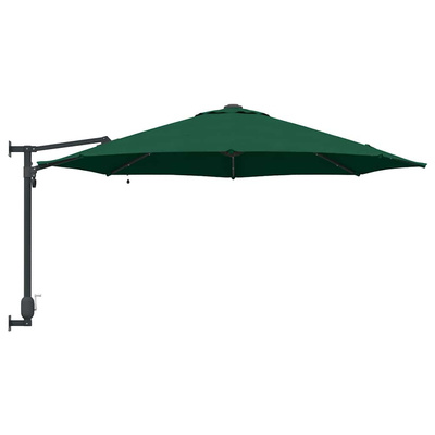 Parasolka ogrodowa Zielony 248 x 248 x 148 cm Poliester i Stal