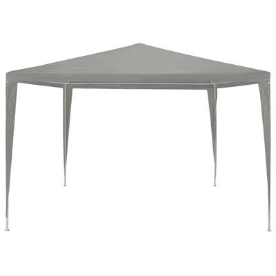 Namiot Imprezowy Jasnoszary 300 x 300 x 255 cm PE i stal