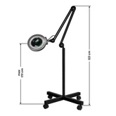 Lampa lupa S4 + statyw czarna 128922