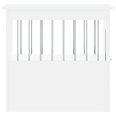 Kojec dla psa, biały, 45x62x59 cm, materiał drewnopochodny