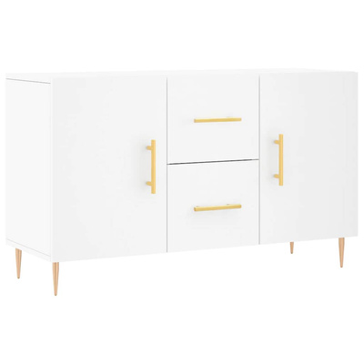 vidaXL Komoda, biała, 100x36x60 cm, materiał drewnopochodny model standard