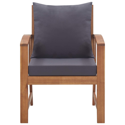 4-cz. zestaw wypoczynkowy do ogrodu, poduszki, drewno akacjowe