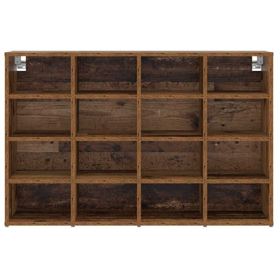 Szafka na buty z półką Stare drewno 103 x 30 x 67 cm