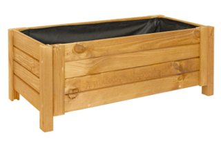 Donica drewniana jasny brąz W30/S79/D39/3