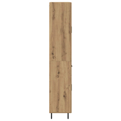 Highboard 2 szt. Dąb rzemieślniczy 69,5 x 34 x 180 cm