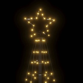 vidaXL Choinka z lampek, z kołkami, 220 ciepłych białych LED, 180 cm