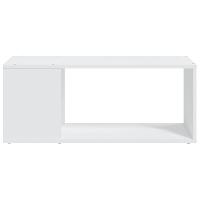 vidaXL Szafka pod TV, biała, 80x24x32 cm, materiał drewnopochodny