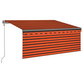 Automatyczna markiza z zasłoną, LED i czujnikiem, 3x2,5 m