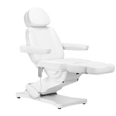 Elektryczny fotel kosmetyczny SILLON CLASSIC 4 silniki z kołyską biały 148290