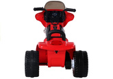 Motor na Akumulator Trójkołowy JT568 Policja Dla Dzieci LED Czerwony