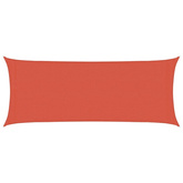 Żagiel przeciwsłoneczny, 160 g/m?, terakotowy, 2x4,5 m, HDPE