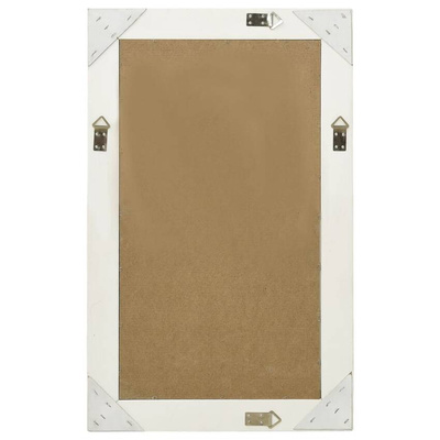 vidaXL Lustro ścienne w stylu barokowym, 50x80 cm, białe