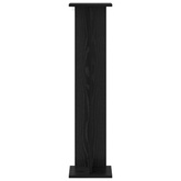 Stojak na rośliny 2 pcs Czarny Dąb 25 x 25,5 x 100,5 cm