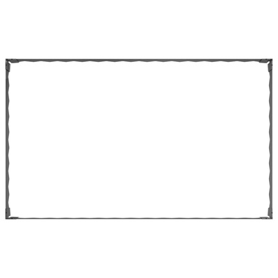 Krawężnik do trawnika 4 szt. 100 x 60 x 20 cm Stal antracytowy