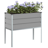 Donica Jasnoszary 100 x 45 x 90 cm Stal Galwanizowana
