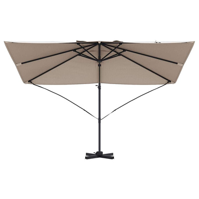 Parasol plażowy Ciemnoszary 351 x 250 x 260 cm