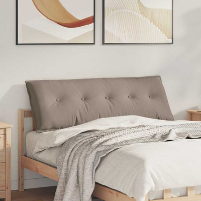 Poduszka na plecy Ciemnoszary 140 x 50 cm Tkanina mikrofibrowa