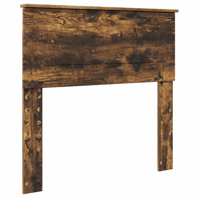 Ramka łóżka Dąb wędzony 75 x 190 cm Drewno inżynieryjne
