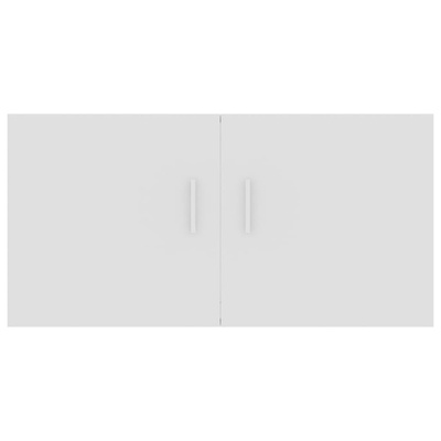 Szafka ścienna, biała, 80x39x40 cm, materiał drewnopochodny