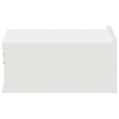 vidaXL Wisząca szafka nocna, biała 40x30x15 cm materiał drewnopochodny
