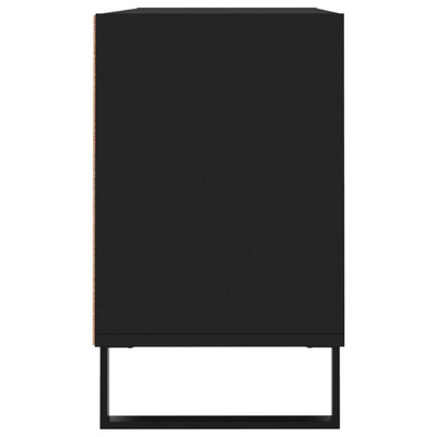 vidaXL Szafka pod TV, czarna, 103,5x30x50 cm, materiał drewnopochodny