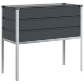 Donica Antracyt 100 x 45 x 90 cm Stal Galwanizowana