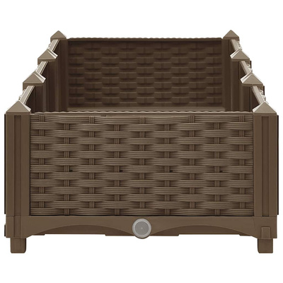 do podniesionej rabaty, 120x40x23 cm, polipropylen Donica
