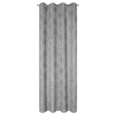 Zasłona Aleta popielata 135x250