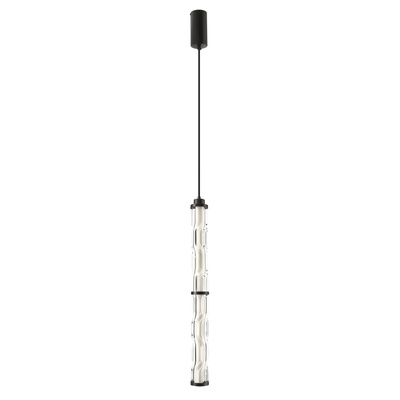 Lampa wisząca Corte szklana tuba pojedyncza LED 18W 3000K regulowana