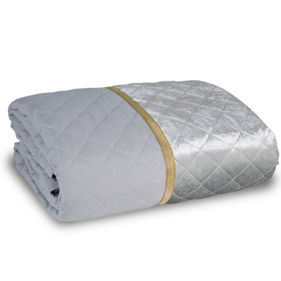 Narzuta Chon srebrna 220x240