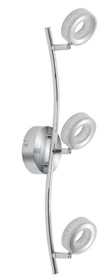 Lampa sufitowa VINOLA listwa regulowana 3-punktowa LED do salonu metalowa