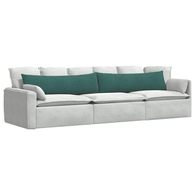 Poduszki na sofę 2 pcs Ciemna zieleń 145 x 40 cm