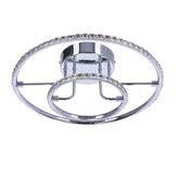 Lampa sufitowa okrągła LED chrom plafon 36W 3000K Adel Candellux 98-69634