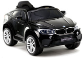 Auto na Akumulator BMW X6 SUV Światła LED MP3 Samchód Pojazd Czarny