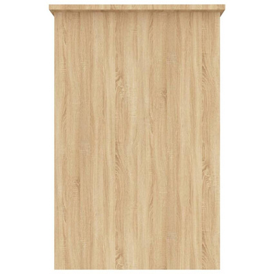 vidaXL Biurko, dąb sonoma, 100x50x76 cm, materiał drewnopochodny