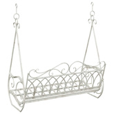 Huśtawka Stal 112 x 60 x 126,5 cm Antyczna biel
