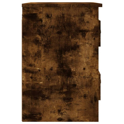 vidaXL Wiszące szafki nocne, 2 szt., przydymiony dąb, 41,5x36x53 cm