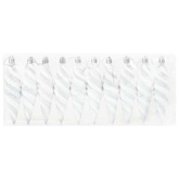 Świąteczna kula w spiralnym kształcie 40 pcs Biały