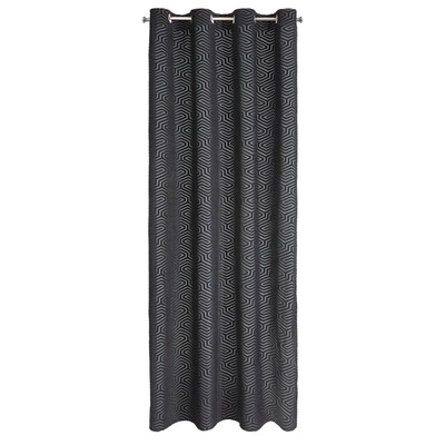 Zasłona Pier czarna 140x250