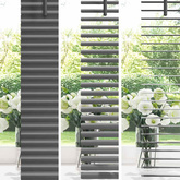 Żaluzje weneckie Ciemnoszary 220 x 95 cm Aluminium