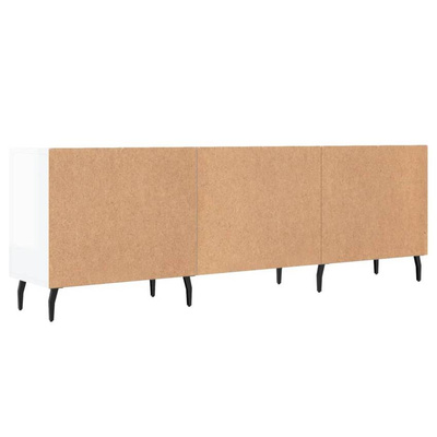 vidaXL Szafka pod TV, wysoki połysk, biała, 150x30x50 cm model standard