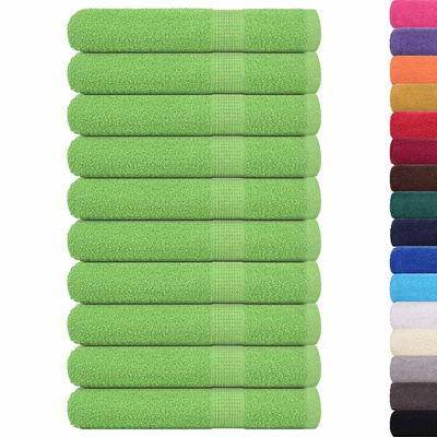 Ręczniki, FROGN, 10 szt, zielone jabłko, 100x200 cm, 360 g/m?