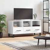 vidaXL Szafka pod TV, biała, 102x36x50 cm, materiał drewnopochodny model standard